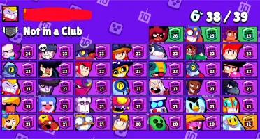 Conta - brawl stars quase full