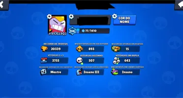 Conta - brawl stars quase full