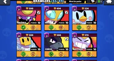 CONTA BRAWL STAR 21K DE TROFÉUS, MUITO BARATA!!!