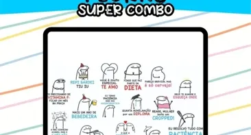 Pack Artes Digitais Bento Flork Pack Sublimação Super Combo