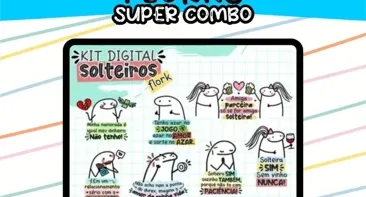 Pack Artes Digitais Bento Flork Pack Sublimação Super Combo