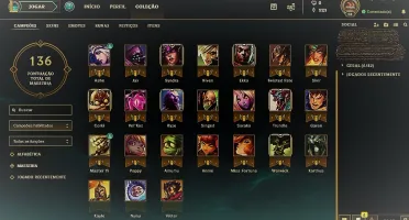 Conta De LoL Ouro V