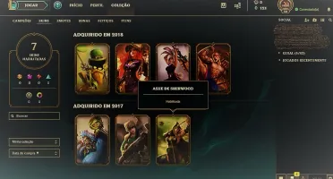 Conta De LoL Ouro V