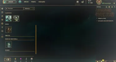 Conta De LoL Ouro V