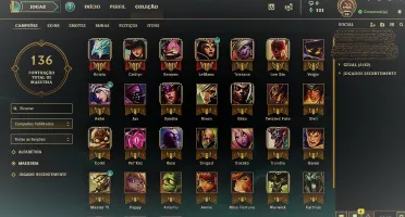 Conta De LoL Ouro V