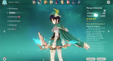 VENTI + JEAN + HARPA CELESTIAL / NA / AR7