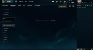 Conta LOL - Ouro 3 - 253 skins TODOS OS CAMPEÕES