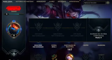 Conta level 70 com 52 champs