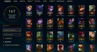 Conta level 70 com 52 champs