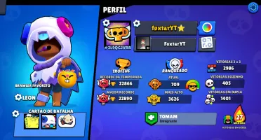 CONTA RARA DE BRAWL STARS!!! informações na descrição