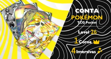 Conta Pokémon TCG Pocket - Arceus Gold (Coroa)