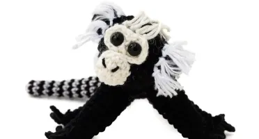 Sagui em Amigurumi