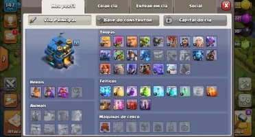 Conta Clash Of Clans Cv 12 Barato