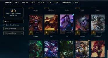 Smurf Diamante 2 40 champions 6 skins