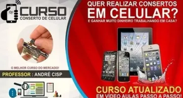 Curso Andre Cisp manutenção e concerto em Celulares 2.0