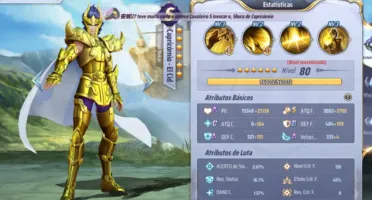 Conta Saint Seiya novo Serv 140 - Frog