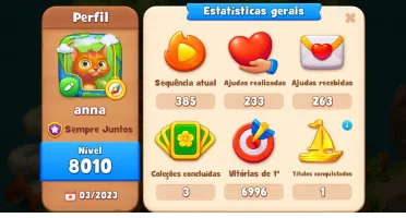 Gardenscaps conta muito boa Level 8010