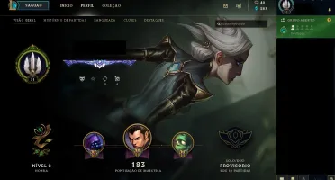 CONTA LOL / BORDA DIAMANTE / 94 CAMPEÕES / 25 SKINS