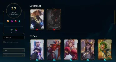 Conta Platina League of Legends- pode trocar e-mail/senha