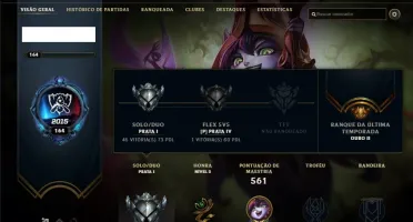 Conta prata 1 Full skins e champs