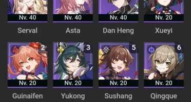 Contas Genshin Impact E Honkai Star Rail (Conjunto)