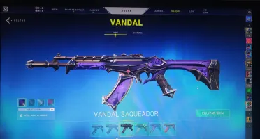 Conta Valorant com várias skins e rank de ato Imt2