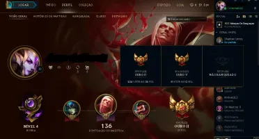CONTA GOLD MMR ALTO NAS DUAS FILAS, BONS CHAMPS