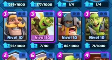 clash Royale conta nível10 com bastante conteúdo de anos