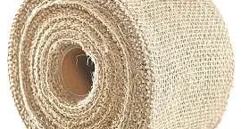 Fita de Tela de Juta Natural - Rolo 9,5 m - Larguras