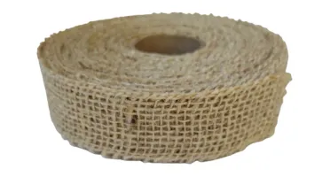 Fita de Tela de Juta Natural - Rolo 9,5 m - Larguras