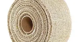 Fita de Tela de Juta Natural - Rolo 9,5 m - Larguras