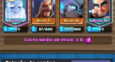 Conta Clash Royale nv. 10 todas as cartas