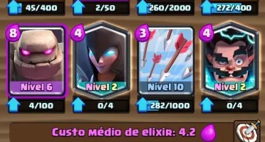 Conta clash royale arena lendária