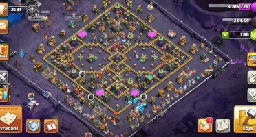 Clash of Clans CV14 FULL com Coleção Rara de Skins – À Venda