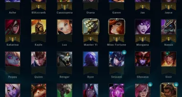 CONTA GOLD 5 COM 9 PÁGINAS DE RUNA E 28 CAMPEÕES