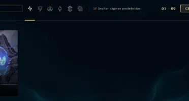 CONTA GOLD 5 COM 9 PÁGINAS DE RUNA E 28 CAMPEÕES