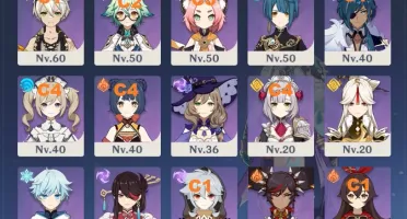 [ AR 39 ] Xiao + Diluc + Klee + Lança de Jade