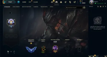 Conta Diamante 4 com yasuo emissário upada a mão