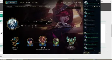 Conta LoL Diamante, 70 skins icones s3,s4,s5,s6