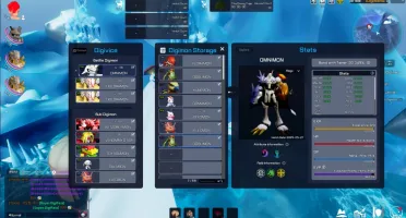 Conta Digimon Super Rumble C/ Omegamon + Blitzgreymon + Item