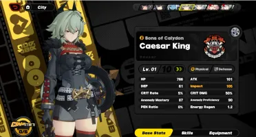 ZZZ Zenless Zone Zero Ellen + Grace + Caesar LVL10