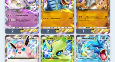 Conta pokemon tcg pocket com coroa e full art