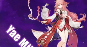 Contas Genshin Impact AR 5 com Yae Miko