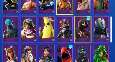 Rara BARATA de fornite muitas skins (DETALHES NA DESCRIÇÃO).