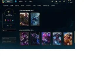 Conta Riot Games. Valorant + League of Legends