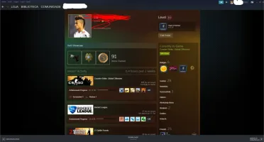 Conta Ouro 2 Csgo 159 vitórias + varios jogos steam