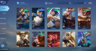 Conta Mobile Legends Nível 52