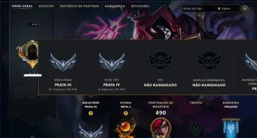 Prata 3 com 140 Champs e 137 Skins ( MAIN MID )