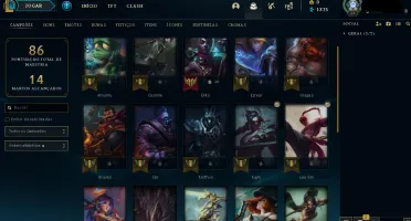 Conta smurf Gold 3 com Ezreal Pulsefire