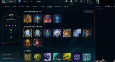 Conta smurf Gold 3 com Ezreal Pulsefire